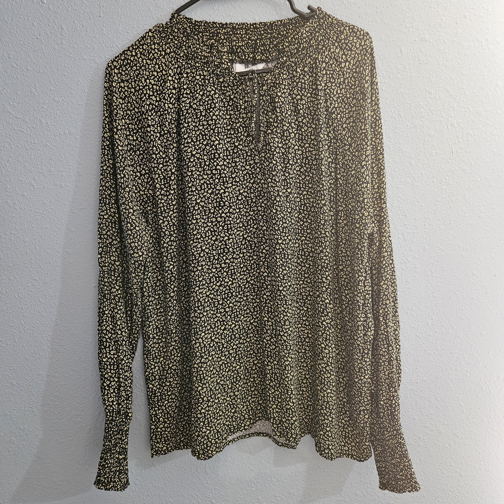 BB Dakota Steve‎ Madden Long Sleeve Blouse Women's Size Xl Style #bl44505r